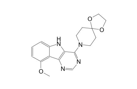 4-(1,4-dioxa-8-azaspiro[4.5]dec-8-yl)-9-methoxy-5H-pyrimido[5,4-b]indole
