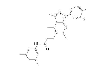 1H-pyrazolo[3,4-b]pyridine-5-propanamide, 1-(3,4-dimethylphenyl)-N-(3,5-dimethylphenyl)-3,4,6-trimethyl-