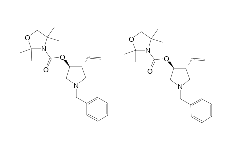 (3R,4S)-3-(1-BENZYL-4-VINYL-PYRROLIDIN-3-YL)-2,2,4,4-TETRAMETHYL-1,3-OXAZOLIDINE-3-CARBOXYLATE