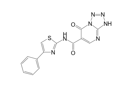 7-Oxo-N-(4-phenylthiazol-2-yl)-3,7-dihydrotetrazolo[1,5-a]pyrimidine-6-carboxamide