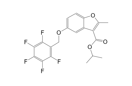 isopropyl 2-methyl-5-[(2,3,4,5,6-pentafluorobenzyl)oxy]-1-benzofuran-3-carboxylate