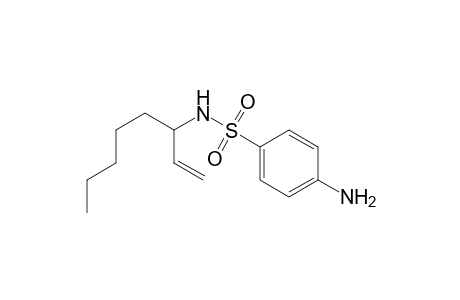 Benzenesulfonamide, 4-amino-N-(1-ethenylhexyl)-
