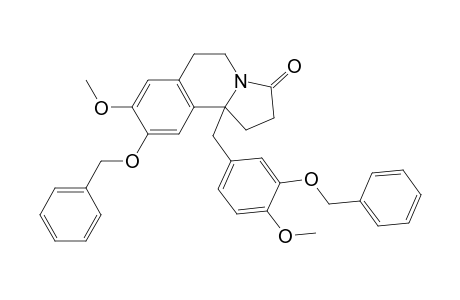 1,5,6,10b-tetrahydro-8-methoxy-10b-[[4-methoxy-3-(phenylmethoxy)phenyl]methyl]-9-(phenylmethoxy)pyrrolo[2,1-a]isoquinolin-3(2H)-one