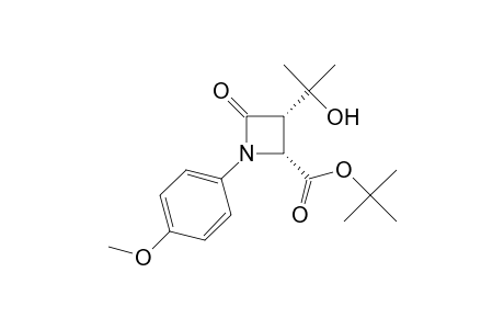 cis-4-(tert-Butoxycarbonyl)-3-(1-hydroxy-1-methylethyl)-1-(4-methoxyphenyl)-2-azetidinone
