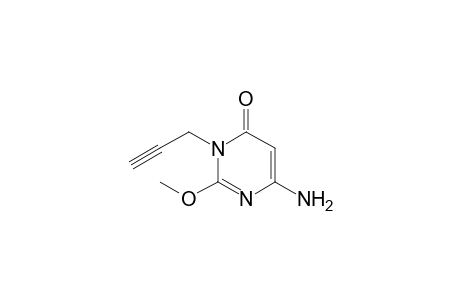 6-Amino-2-methoxy-3-prop-2-ynyl-4-pyrimidinone