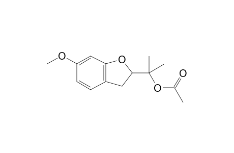 2,3-Dihydro-2-(2'-acetoxyisopropyl)-6-methoxybenzofuran
