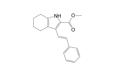 Methyl 4,5,6,7-tetrahydro-3-.beta.-styrylindole-2-carboxylate