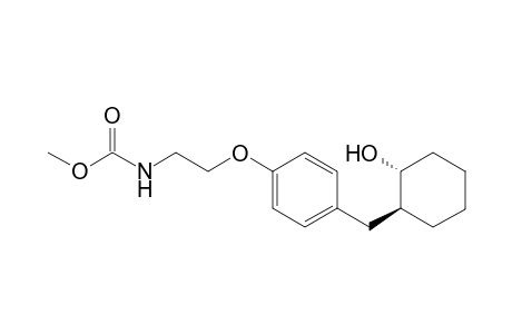 Methyl N-[2-[4-[[(1S,2R)-2-hydroxycyclohexyl]methyl]phenoxy]ethyl]carbamate