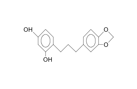 1-(2,4-Dihydroxy-phenyl)-3-(3,4-methylenedioxy-phenyl)-propane