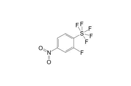 2-[.lambda.(6)-Pentafluorosulfanyl]-5-nitro-1-fluorobenzene