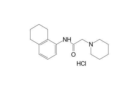 N-(5,6,7,8-tetrahydro-1-naphthyl)-1-piperidineacetamide, hydrochloride