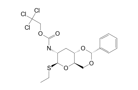 ETHYL-4,6-O-BENZYLIDENE-2,3-DIDEOXY-2-(2,2,2-TRICHLOROETHOXYCARBONYLAMINO)-1-THIO-BETA-D-XYLOPYRANOSIDE