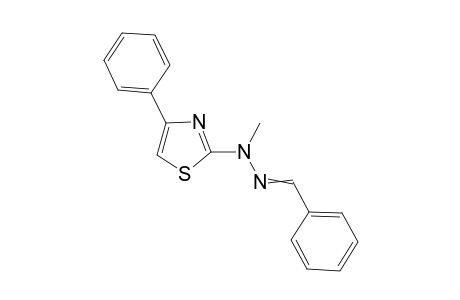 2-(2-Benzylidene-1-methylhydrazinyl)-4-phenyl-1,3-thiazole