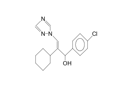 Benzenemethanol, 4-chloro-.alpha.-[1-cyclohexyl-2-(1H-1,2,4-triazol-1-yl)ethenyl]-