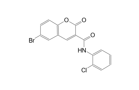 2H-1-benzopyran-3-carboxamide, 6-bromo-N-(2-chlorophenyl)-2-oxo-