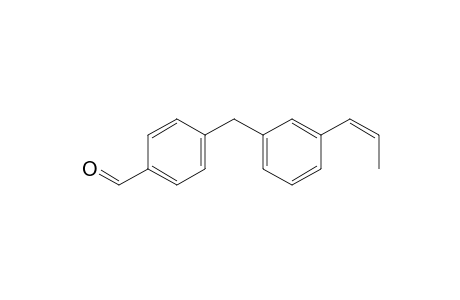 4-[(Z)-3-(Prop-1-enyl)benzyl]benzaldehyde