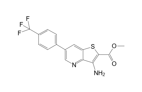 Methyl 3-amino-6-(4-(4-trifluoromethyl)phenyl)thieno[3,2-b]pyridine-2-carboxylate