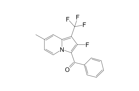 (2-Fluoro-7-methyl-1-trifluoromethylindolizin-3-yl)phenylmethanone