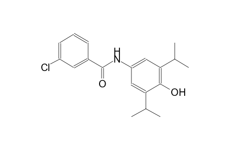 3-chloro-N-(4-hydroxy-3,5-diisopropylphenyl)benzamide