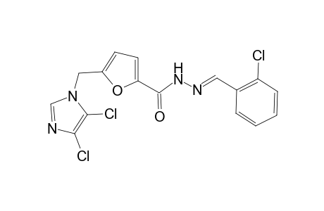 5-[[4,5-bis(chloranyl)imidazol-1-yl]methyl]-N-[(E)-(2-chlorophenyl)methylideneamino]furan-2-carboxamide