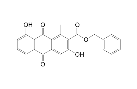 3,8-Dihydroxy-2-benzyloxycarbonyl-1-methylanthra-9,10-quinone