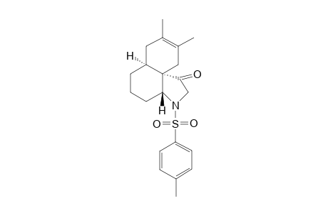 (3aR,7aS,10aR)-5,6-Dimethyl-1-tosyl-1,2,3,4,7,7a,8,9,10,10a-decahydro-benzo[d]ndol-3-one