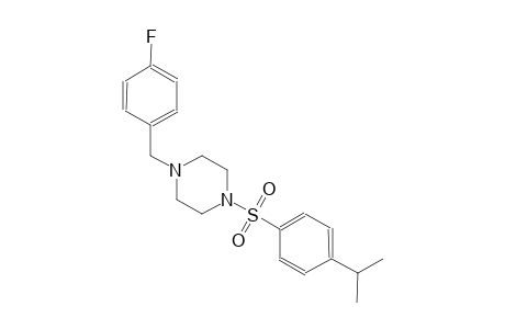 piperazine, 1-[(4-fluorophenyl)methyl]-4-[[4-(1-methylethyl)phenyl]sulfonyl]-