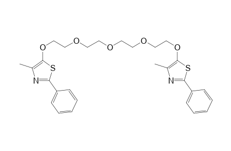 1,13-bis[2'-Phenyl-4'-methylthiazole]tetraethylene glycol
