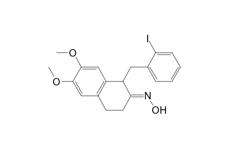 (NE)-N-[1-[(2-iodanylphenyl)methyl]-6,7-dimethoxy-3,4-dihydro-1H-naphthalen-2-ylidene]hydroxylamine