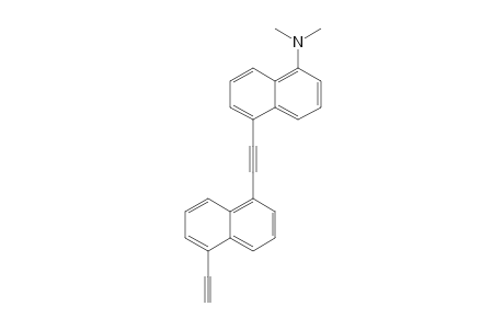5-[(5-Ethynyl-1-naphthyl)ethynyl]-N,N-dimethylnaphthalen-1-amine