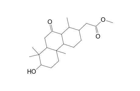 2-Phenanthreneacetic acid, tetradecahydro-7-hydroxy-1,4b,8,8-tetramethyl-10-oxo-, methyl ester