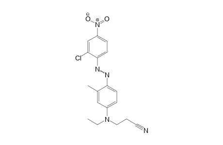 Propanenitrile, 3-[[4-[(2-chloro-4-nitrophenyl)azo]-3-methylphenyl]ethylamino]-