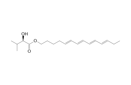 (5E,7E,9E,11E)-Tetradeca-5,7,9,11-tetraen-1-yl (R)-2-Hydroxy-3-methylbutanoate