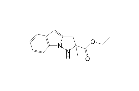 2-Methyl-1,3-dihydropyrazolo[1,5-a]indole-2-carboxylic acid ethyl ester