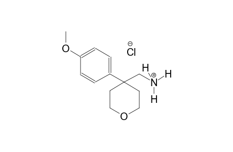 2H-pyran-4-methanaminium, tetrahydro-4-(4-methoxyphenyl)-, chloride