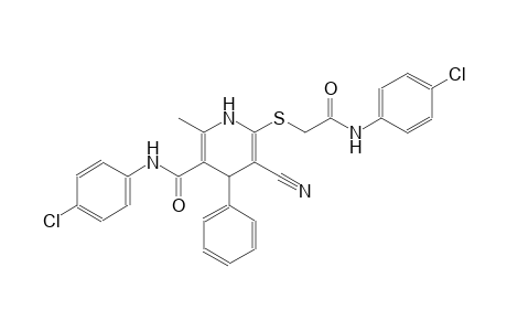 3-pyridinecarboxamide, N-(4-chlorophenyl)-6-[[2-[(4-chlorophenyl)amino]-2-oxoethyl]thio]-5-cyano-1,4-dihydro-2-methyl-4-phenyl-