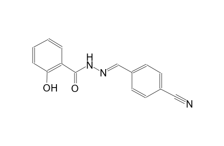benzoic acid, 2-hydroxy-, 2-[(E)-(4-cyanophenyl)methylidene]hydrazide