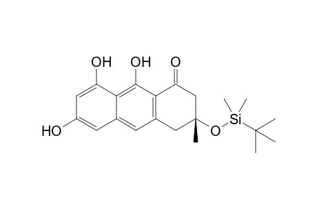 (3R)-3-[tert-butyl(dimethyl)silyl]oxy-3-methyl-6,8,9-tris(oxidanyl)-2,4-dihydroanthracen-1-one