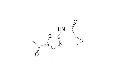 N-(5-acetyl-4-methyl-1,3-thiazol-2-yl)cyclopropanecarboxamide