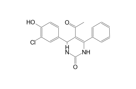 5-acetyl-4-(3-chloro-4-hydroxyphenyl)-6-phenyl-3,4-dihydro-2(1H)-pyrimidinone