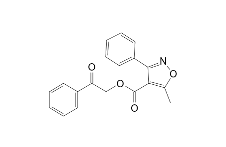 5-methyl-3-phenyl-4-isoxazolecarboxylic acid, ester with 2-hydroxyacetophenone