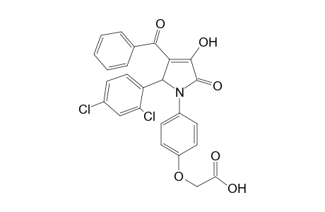 [4-[3-benzoyl-2-(2,4-dichloro-phenyl)-4-hydroxy-5-oxo-2,5-dihydro-pyrrol-1-yl]-phenoxy]-acetic acid