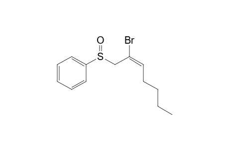 (E)-[(2'-Bromo-2'-heptenyl)sulfinyl]benzene