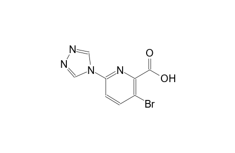 2-pyridinecarboxylic acid, 3-bromo-6-(4H-1,2,4-triazol-4-yl)-