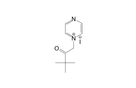 1-(3,3-Dimethyl-2-oxo-butyl)-pyrazin-1-ium iodide