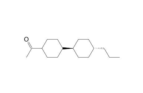 Ethanone, 1-(4'-propyl[1,1'-bicyclohexyl]-4-yl)-, [trans(trans)]-