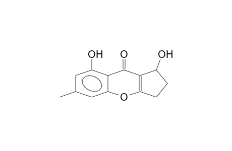 CYCLOPENTA[b]BENZOPYRAN-9(1H)-ONE, 2,3-DIHYDRO-1,8-DIHYDROXY-6-METHYL-