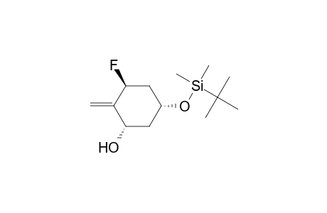 (1S,3S,5R)-5-[tert-butyl(dimethyl)silyl]oxy-3-fluoranyl-2-methylidene-cyclohexan-1-ol