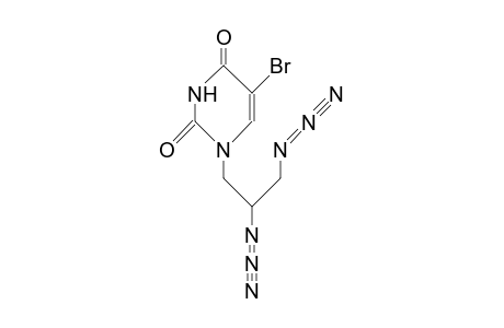 5-Bromo-1-(2',3'-diazido-propyl)-uracil