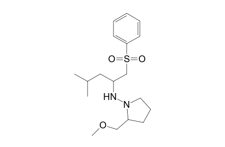 2-[(2'-(Methoxymethyl)pyrrolidin-1'-yl)amino]-4-methylpentyl phenyl sulfone